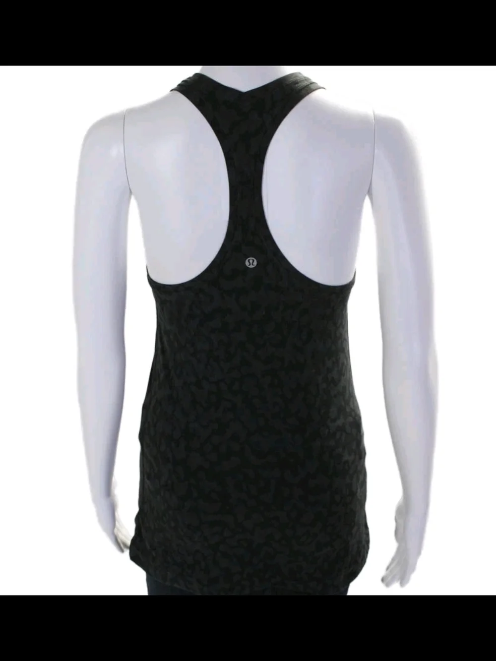 lululemon athletica Black Camo Cool Racerback Tank SZ 8 - Picture 3 of 4
